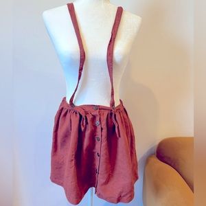 100% Cotton Overalls Skirt